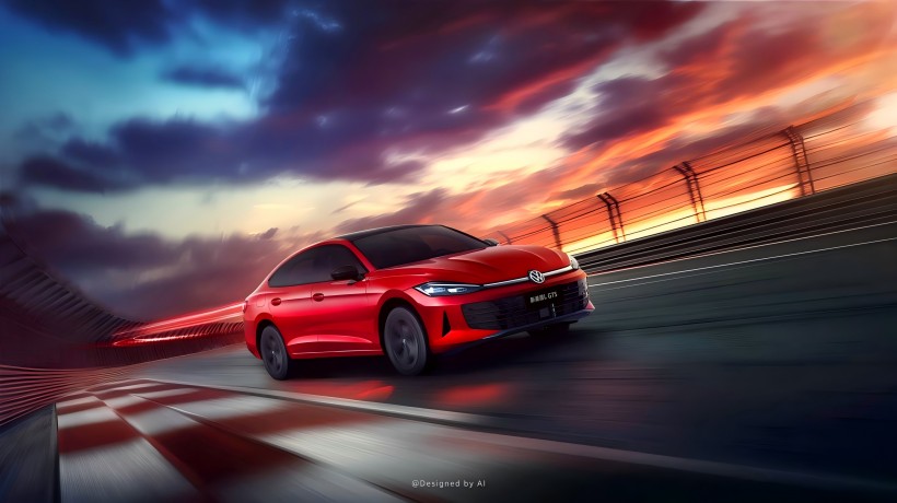 Atmosfera sportiva più forte: altri rendering del nuovo Volkswagen Lingdu L GTS dotato di un motore 2.0T