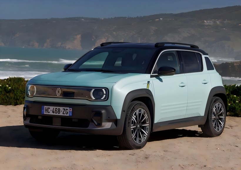 Immagini ufficiali di Renault 4 e-tech rilasciata: opzione di vernice verde chiaro aggiunta, che dovrebbe colpire i mercati all'estero nel 2025